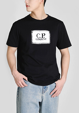 23SS CP컴퍼니 라벨 로고 티셔츠 14CMTS042A (2 COLORS)