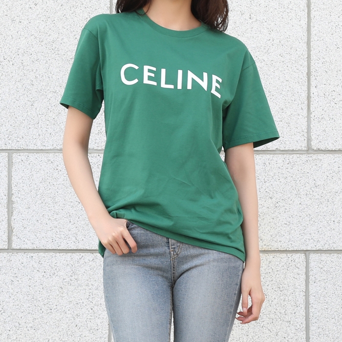23SS 셀린느 여성 로고 반팔 티셔츠 2X764671Q (GN)